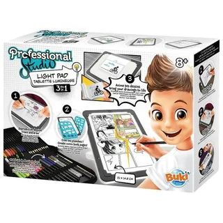 BUKI France 5432 Professional Studio Leuchttablet 3 in 1, Weiß