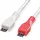 Value USB-Micro-B 0,3 m Weiß