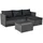 dasmöbelwerk Manila Loungeset grau/schwarz