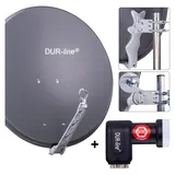 Dur-Line Select 75/80 anthrazit + Quad LNB