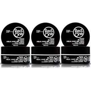 Red One Aqua Wax schwarz 3 x 150 ml 