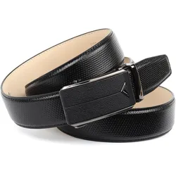 Ledergürtel ANTHONI CROWN, Damen, Gr. 90, schwarz, Leder, leicht glänzend, gemustert, unifarben, elegant,klassisch, Gürtel, Herrenledergürtel leicht bombiert