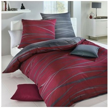 KAEPPEL Motion Mako-Satin rubin 155 x 220 cm + 80 x 80 cm