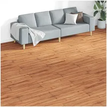 vidaXL Bodenplanken 18 pcs Braun 5,26 m2 PVC