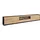 SKRAUT HOME Lowboard 310x50x37 cm Eiche Schwarz Holzwerkstoff