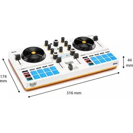Hercules DJControl Mix Ultra – Mobiler DJ-Controller für Smartphones (iOS/Android)