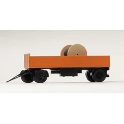 Obus-Leitungsbau Pritschenwagen mit Kabeltrommel Modell von VK Modelle 1:87