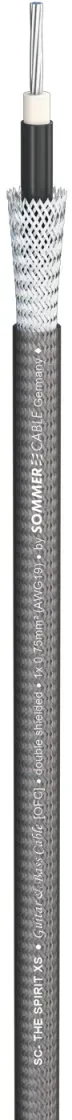 Instrumentenkabel SC-Spirit XS; 1 x 0,75 mm2; PVC Ø 5,80 mm; braun