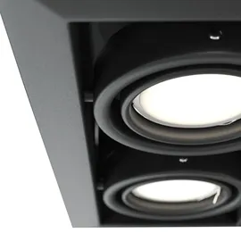 Maytoni Einbauleuchte Metall Schwarz (L 24,5 cm)