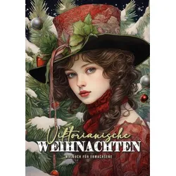 Viktorianische Weihnachten Malbuch für Erwachsene