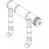 Buderus Grundbausatz Kaskade GB402,DN500 2xGB402,Sammler DN500, Edelstahl, - 773...