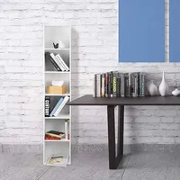 Woltu Bücherregal Aktenregal 30 x 158,5 x 24 cm Weiß