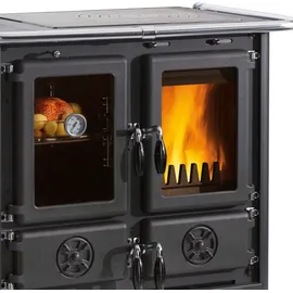 La Nordica-Extraflame La Nordica Rosetta Sinistra 5.0 Ceramica Küchenofen | bordeaux