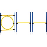 Dobar 3-teiliges Agility Sprung-Set, Sprungreif 100 x 76 cm inkl. Tragetasche