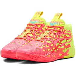 PUMA MB.04 1Love Basketballschuhe 01 - pink alert/yellow alert 49.5