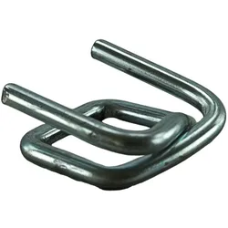 KK Verpackungen 100 Metallschnallen Klemmen Verzinkt 13 mm Umreifungsband Metallklemmen
