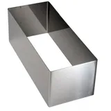 LARES - Schneideform/Backrahmen/Edelstahlform - 25 x 10 x 9 cm - Made in Germany