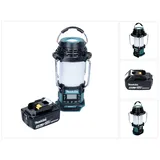 Makita DMR 056 T1 Akku Radio 18 V FM DAB+ mit Laterne 360° Taschenlampe IP65 Baustellenradio