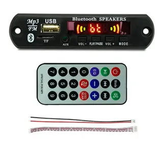 SameeHome USB MP3 Modul Bluetooth 12V MP3 WMA Decoder Board Audio Modul FM AUX USB TF Radio für Remote Musik Lautsprecher