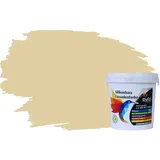 RyFo Colors Silikonharz Fassadenfarbe Lotuseffekt Trend Weißtöne Elfenbein 1l - bunte Fassadenfarbe, weitere Weiß Farbtöne und Größen erhältlich, Deckkraft Klasse 1
