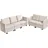Vevor Ecksofa 5 Sitzer  Beige