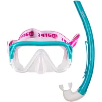 mares aquazone Keewee Junior-schnorchelset - Aqua White / Clear - One Size
