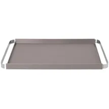 BLOMUS Tablett Pegos 50,1 x 31,8 cm Edelstahl Grau Hellgrau