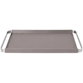 BLOMUS Tablett Pegos 50,1 x 31,8 cm Edelstahl Grau Hellgrau