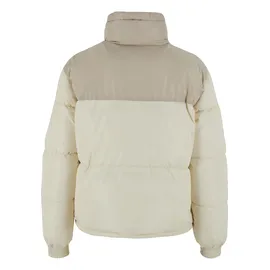 Karl Kani Winterjacke KARL KANI "Karl Kani KK Retro Essential Puffer Jacket", Damen, Gr. XXS, sanftes weiß, 100% Polyester, mehrfarbig, normal, amerikanischer Ausschnitt, Jacken Winterjacke