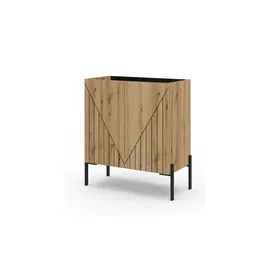 xonox Kommode Neo 80 x 91 x 40 cm Schwarz