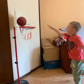 Kruzzel Basketballkorb- und Bogenschießstand-Set 2 in 1 mit Zubehör 23415
