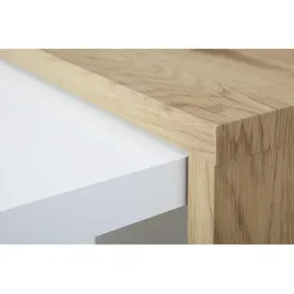 Interlink Joliet weiß / Wildeiche 110 x 45 x 66 cm