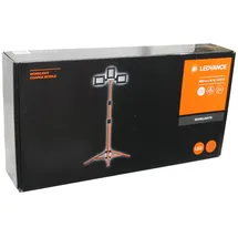 LEDVANCE Worklight LED Tripod - Arbeitslicht mit Stativ, zentraler Fluter mit 30W und zwei abnehmbaren Akku Strahlern 5W, IP54, 3280 Lumen, 4000K kaltweiß, Rotationswinkel 360°