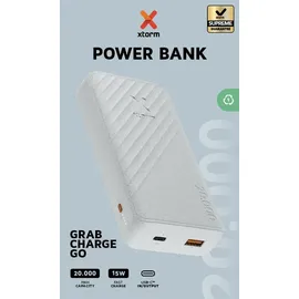 Xtorm Go2 USB-C Schnellladegerät Powerbank 20.000mAh Weiß