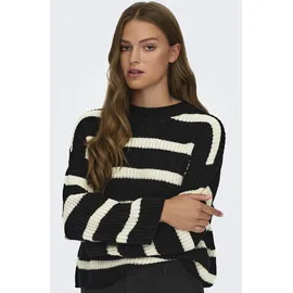 Jdy Justy Pullover Schwarz/Weiß S