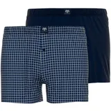 CECEBA Boxershorts Daytona blau M 2er Pack