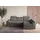 moeblo Ecksofa L mit Schlaffunktion, verstellbaren Kopfstützen & Bettkasten – Modernes Schlafsofa mit Stauraum - Ecksofa Luka L - Grau (Twist 20... - Grau