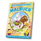 Media Verlag Glitzersticker XXL-Malbuch Kindergarten Frühling Ostern