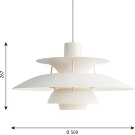 Louis Poulsen PH 5 monochrome white