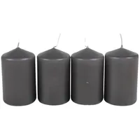 Buri Adventskerze 50 x 80 mm grau