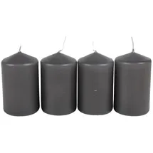 Buri Adventskerze 50 x 80 mm grau
