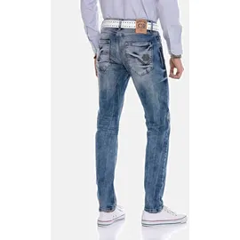 Cipo & Baxx 5-Pocket-Jeans Straight Fit Blau 31