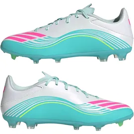 adidas F50 Messi League MG/Fg Herren Cloud White/Lucid Pink/Flash Aqua 48