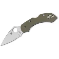 Spyderco Dragonfly Foliage Green G-10 Plainedge, grün, 14.1