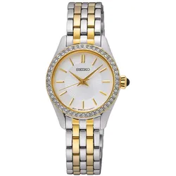 Seiko SUR540P1 Damen-Armbanduhr Zweifarbig