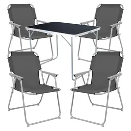 Mojawo Camping Set 5-tlg Grau