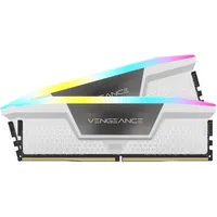 Corsair Vengeance RGB weiß DIMM Kit 32GB, DDR5-6000, CL36-44-44-96, on-die ECC (CMH32GX5M2E6000C36W)