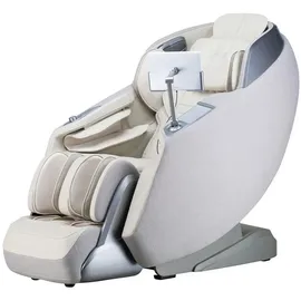 Home Deluxe Massagesessel ALVINA Premium Webstoff 76,7 x 157 x 116 cm Grau mit Wärmefunktion