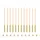 OEM Geburtstagskerzen 14 cm 12 St. beige