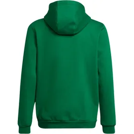 adidas Entrada 22 Sweat Hoodie, Team Green/White, 140